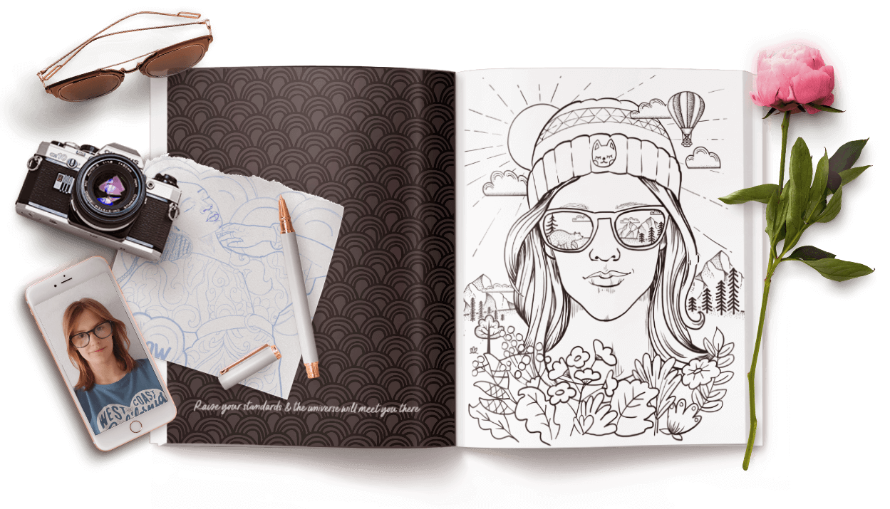 Tween Activity Colouring Books