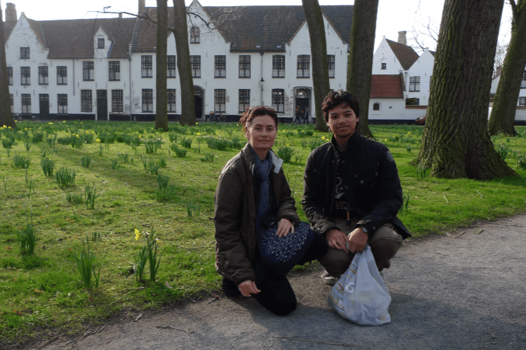 Sam and Liza in Belgium